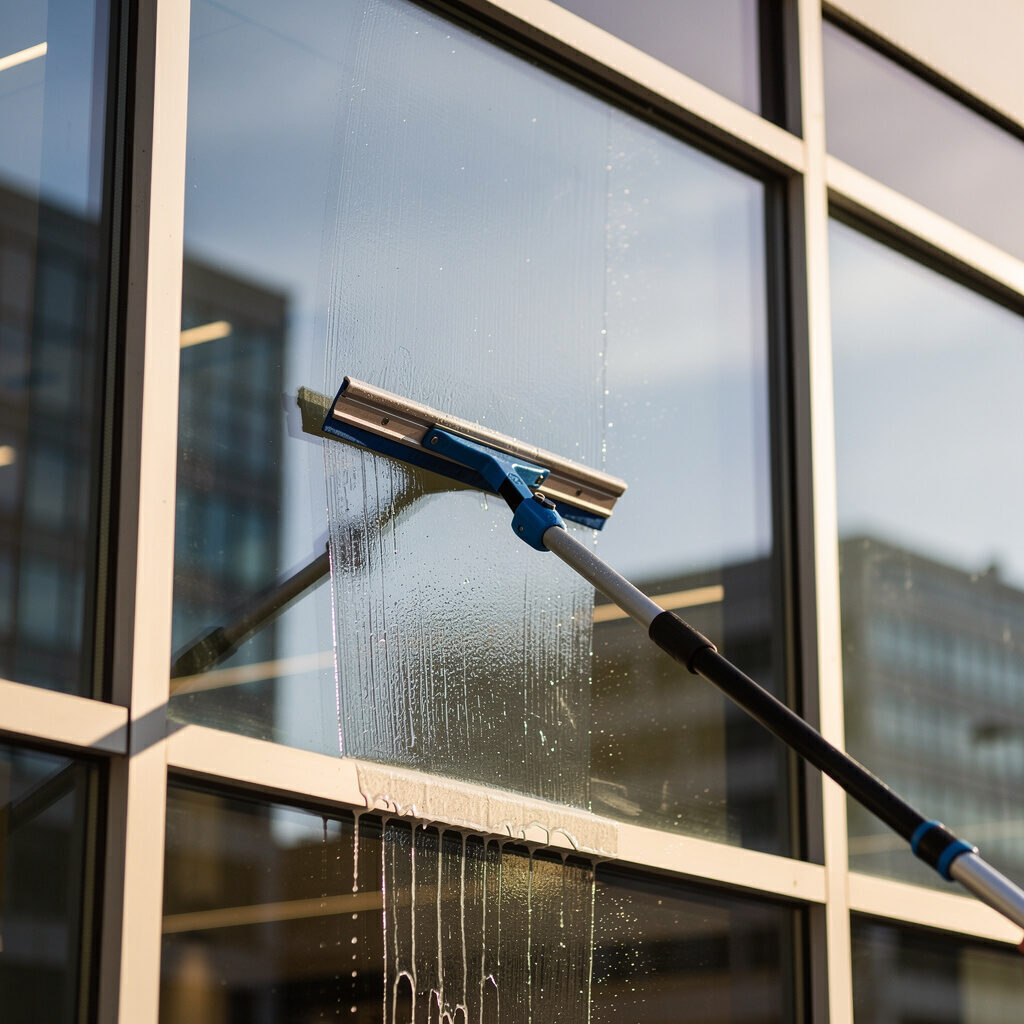 Fensterreinigung für Gewerbekunden – klare Sicht für Büro, Handel und Industrie – 2Brüder