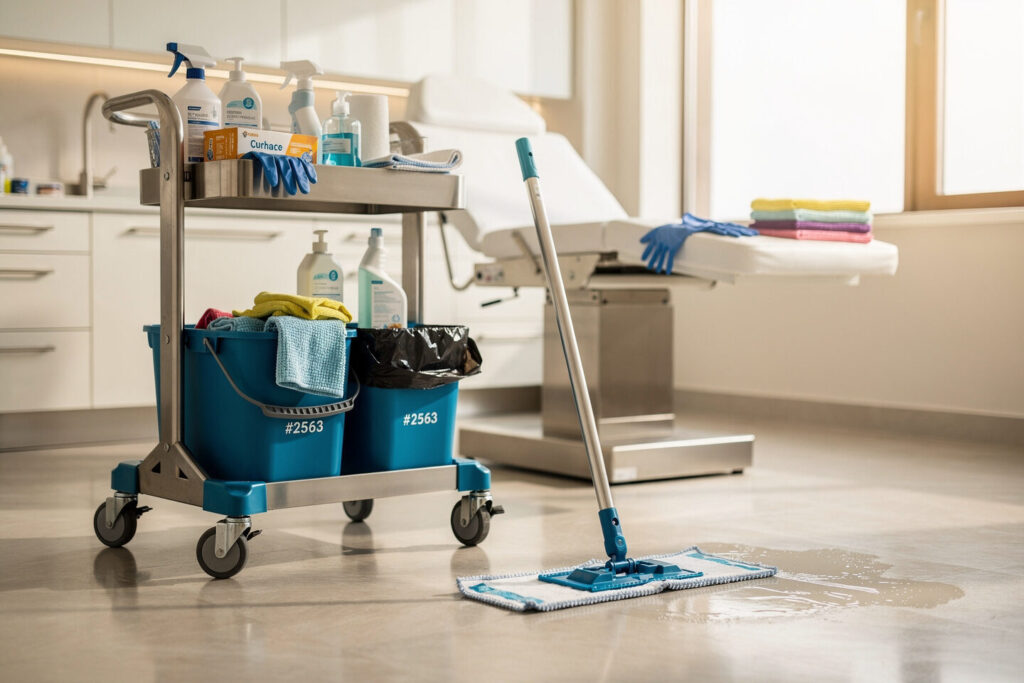 Unsere Gebäudereinigung für Praxis, Büro und Wohnungssektor – gründliche Unterhaltsreinigung und Spezialreinigung – 2Brüder